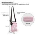thumbnail image 6 of HELLHERO Bunny Women Shoulder Bag Vintage, Double Zipper for Casual Travel, Travel, Outdoor and Daily Use, 6 of 7
