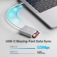 thumbnail image 4 of Lector de tarjetas SD USB C Unitek de 3 ranuras USB 3.0 tipo C - Gris, 4 of 8