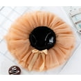 thumbnail image 4 of JAHH Children's Lightweight Clearance Dresses Baby Girls Soft Fluffy Tutu Skirt Shorts Solid Bowknot Patchwork Party Carnival Mesh Tutu Skirt for Casual Clothing(3-6 Months,Beige), 4 of 5