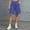 *Dark Blue, variant on Women's High Waist Cargo Shorts, Casual Loose Fit Bermuda Shorts with Pockets Army Green,Women's Plus L