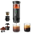 thumbnail image 1 of Portable Battery Espresso Coffee Maker for Travel, 20 bar Smart Display Mini Car Espresso Machines, 3-in-1 Self-Heating Electric Espresso Maker, USB-, 1 of 8