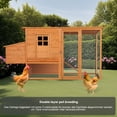 thumbnail image 2 of AUU Extra-Large Wooden Chicken Coop with Easy Assembly, Stable Outdoor Unit, Indoor Cleaning Tray and Waterproof Roof, 2 of 9