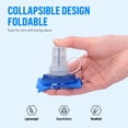 thumbnail image 5 of UTOBEST Frasco Blando, Paquete de 2 Botellas para Correr de Frasco Blando de 500 ml, Frasco Plegable para Correr de TPU, Frasco Plegable portátil de Mano para Viajes, Senderismo, Ciclismo, Paseo por l, 5 of 5