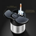 thumbnail image 5 of Car Ashtray With Lid, Automatic Sensing Infrared Metal Intelligent Ashtray, Lock Smoke Odor, Quick Extinguishing, Long-lasting Battery, Flame-retardant Material, Suitable For Car Home Office, 5 of 8