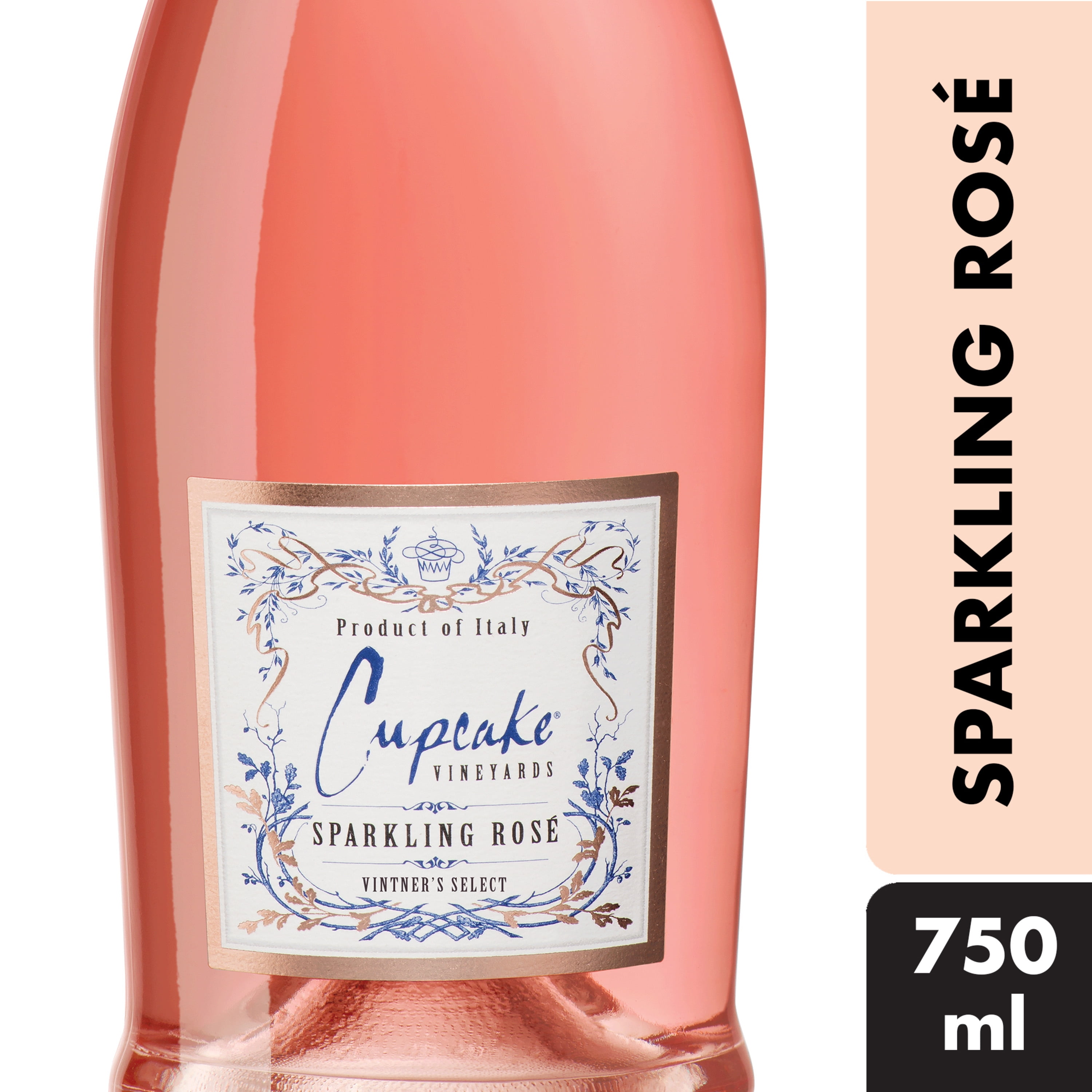 Cupcake® Vineyards Sparkling Rosé Wine, Italy, 750 ml - Walmart.com