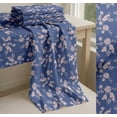 thumbnail image 6 of Cotton Cambric Fabric by Soimoi - Floral Pattern- 56" Wide Soft Breathable Fabric by 5 Yard for Kurtas, Linings, Blouses, Baby Clothes, Quilting - Blue, 6 of 6