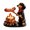 Dog, variant on Resin Forest Animal Campfire Aromatherapy Diffuser Hand Painted Candle Holder with Black Dachshund and Orange Cat Figurines Cozy Home Decor Gift for Animal Lovers