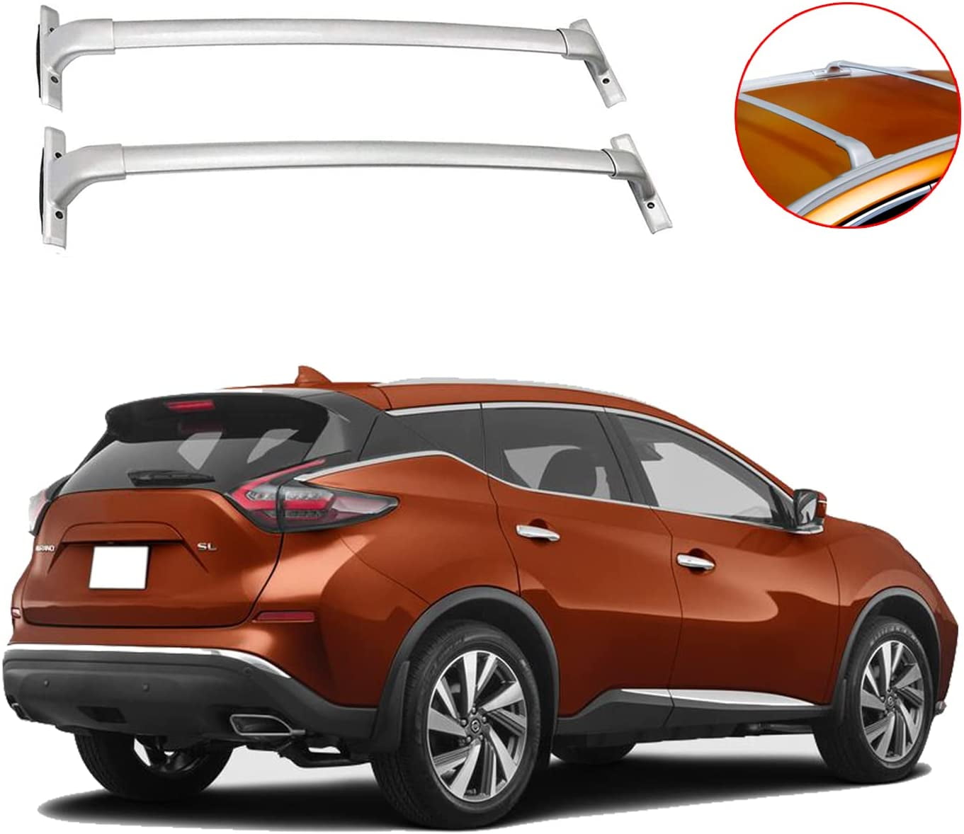 2017-2026 Land Rover Discovery (w/flush Rails) Thule Crossbar Complete Roof Rack - View #8