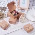 thumbnail image 2 of 60pcs Mini Kraft Paper Box Handmade Soap Box Brown Paper Candy Box Gift Wrapping Kraft Paper Box 2.4x2.4x1.3, 2 of 6