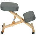 thumbnail image 1 of HOMCOM Ergonomic Kneeling Chair, Posture Chair for Home Office, Dark Grey, 1 of 10