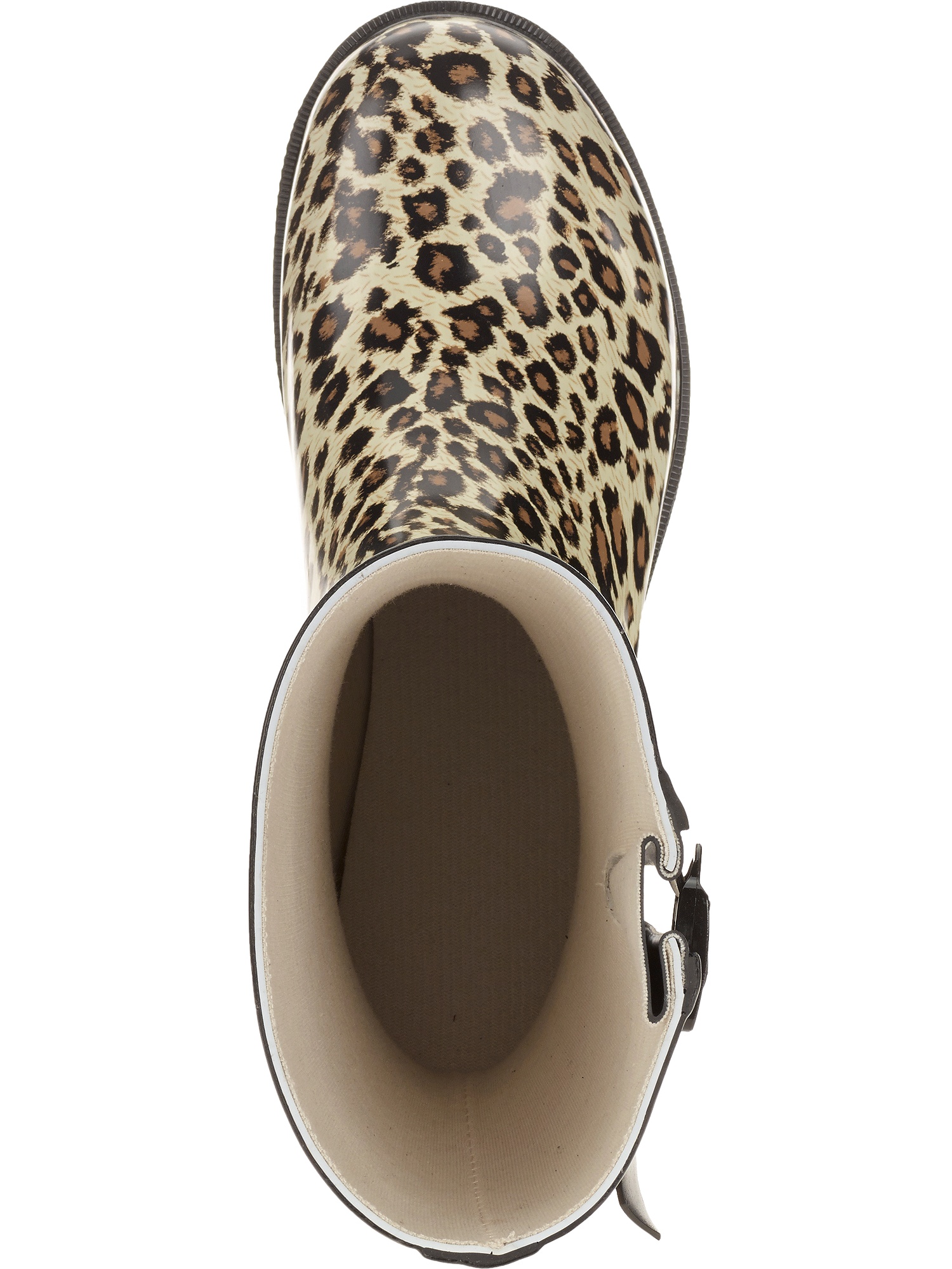 leopard print rain boots