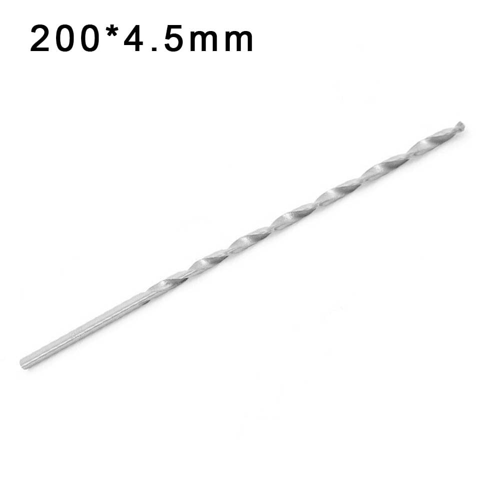 8Pcs/Lot 4-10mm HSS Twist Drill Bit Extra Long 200mm Straight Shank Drill Bit… 