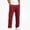 Red, variant on HAOTAGS Boys Sweatpants (2-15) Open Bottom Elastic Waist Loose Casual Workout Side Pockets Jogger Pants Gray Size 5T