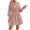 Pink, variant on Lindreshi Fall Dresses for Women 2025 Homecoming Dresses Womens Fashion Casual Spring V-Neck Printing Women Dress