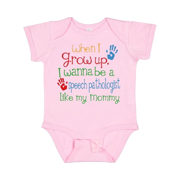 Inktastic Speech Pathologist Like Mommy Boys or Girls Baby Bodysuit