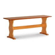 Linon Varden Farmhouse Dining Bench, Honey Brown