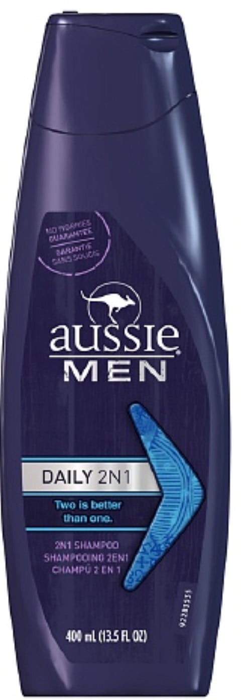 Aussie Men Daily Clean 2-In-1 Shampoo + Conditioner 13.5 oz (Pack 2) Walmart.com