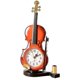 thumbnail image 1 of Reloj despertador con personalidad creativa y diseño de violín, regalo para estudiantes, color rojo, 1 of 5