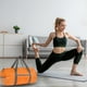 thumbnail image 4 of Bolsa de lona plegable | Bolsa de gimnasio portátil para hombre y mujer | Bolsa ligera de viaje y deportiva con bolsillo interior | 50 x 24 cm | 1 bolsa, 4 of 6