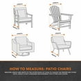thumbnail image 5 of Modern Leisure Garrison Patio Lounge/Club Chair Cover, Waterproof, 35"L X 38"W X 31"H, Sandstone, 5 of 16