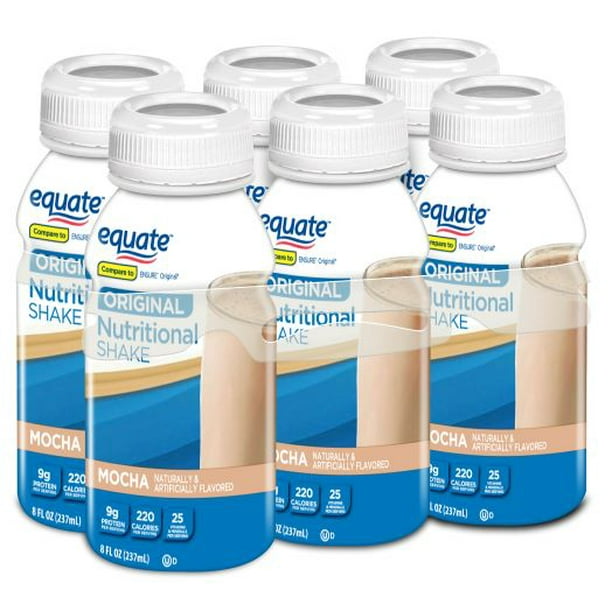 equate-original-mocha-nutritional-drink-8-fl-oz-6-ct-walmart-walmart