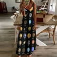 thumbnail image 3 of Solar System Planets Sleeveless Dress Dresses women's evening dresses birthday dress, 3 of 4