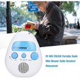thumbnail image 5 of Digital Shower Radio, Portable Mini Shower Radio Indoor FM AM Electronic Built-in Speaker Waterproof, 5 of 5