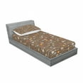 thumbnail image 3 of Tribal Bedding Set with Sheet & Covers, Eastern Style with Brown Backdrop and Colorful Arrows Image, Printed Bedroom Decor 2 Shams, 4 Sizes, Multicolor, by Ambesonne, 3 of 3