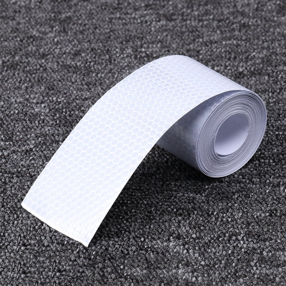 HEMOTON 3 Rolls Reflective Safety Tape for Fences, High Visibility Reflector Stickers for Outdoor, Road, and Traffic Safety
