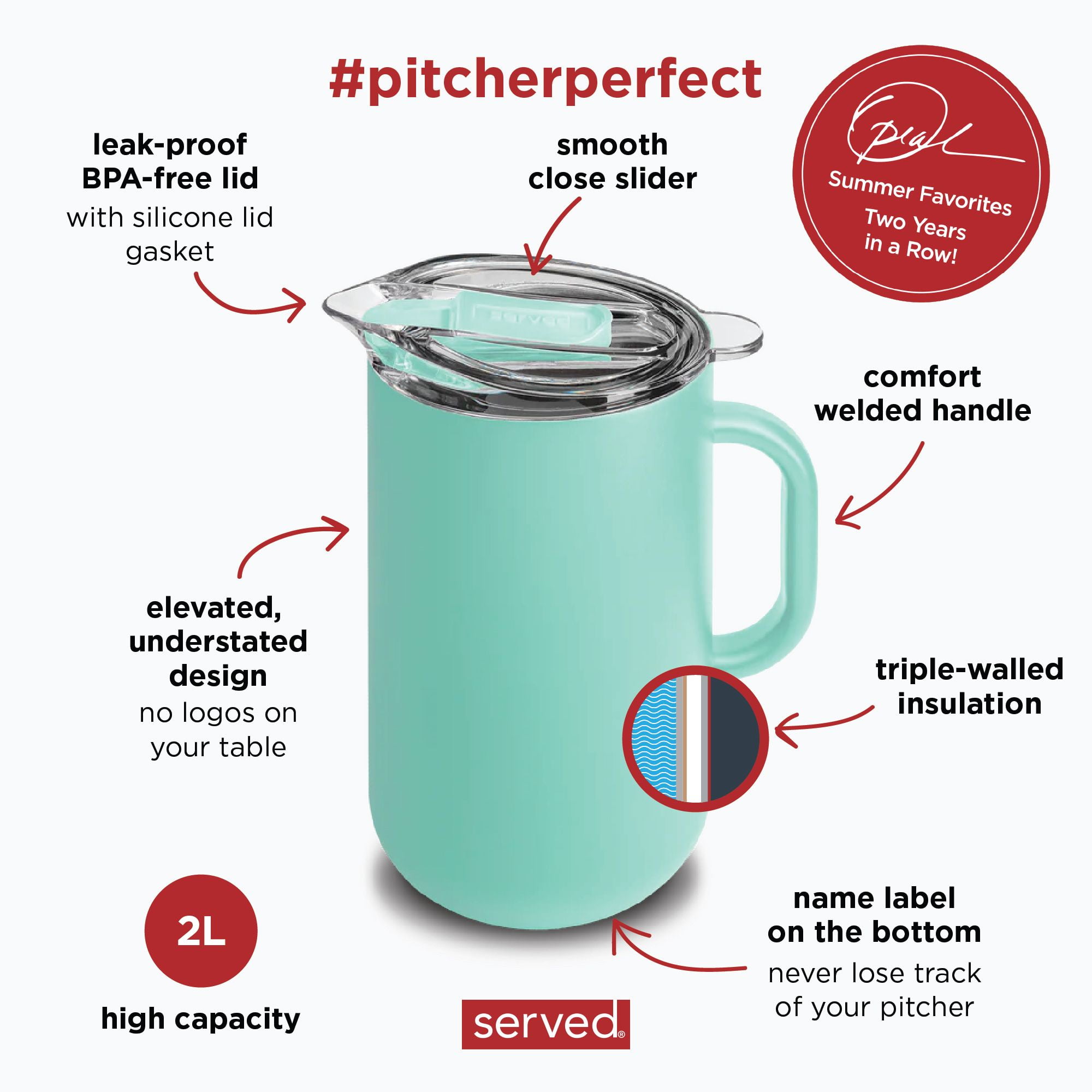 Vacuum-Insulated Pitcher (2L)