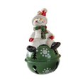 thumbnail image 2 of Campana de hierro Macarena decoración navideña Figura de resina Muñeco de nieve, 2 of 8