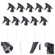 thumbnail image 5 of GOOHOCHY 10 cabezales de pulverización de repuesto: boquillas nebulizadoras de repuesto para limpiar botellas - Boquillas reutilizables de plástico negro - Para jardinería y belleza, 5 of 8