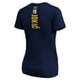 thumbnail image 3 of Women's Nikola Jokic Navy Denver Nuggets Playmaker Name & Number V-Neck T-Shirt, 3 of 3