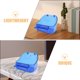 thumbnail image 2 of BRIGHTFUFU Caja de baño para pájaros para mascotas, bañera para loros, accesorio para jaula de pájaros, bañera para pájaros pequeños, periquitos, periquitos canarios, agapornis, azul, 2 of 7