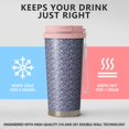 thumbnail image 2 of Leopard Print 18oz Double Drinking Coffee Mug – Vacuum Insulated Stainless Steel Travel Cup with Leakproof Lid, 316 Steel Thermos Tumbler for Hot & Cold Beverages, 2 of 6