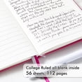 thumbnail image 3 of Cuadernos Feela Pocket, tapa dura, tamaño pequeño, con rayas universitarias, paquete de 15, 3 of 7