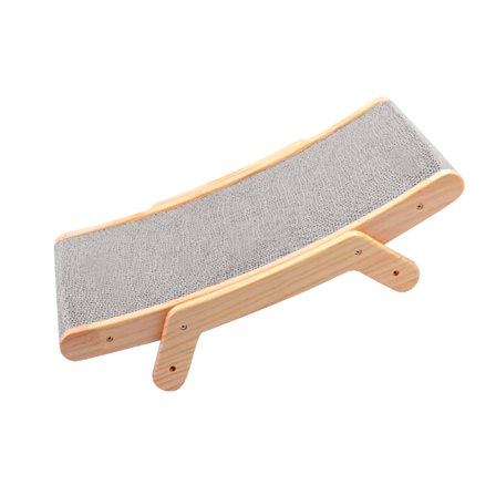 NICEXMAS Cat Claw Grinding Board Wood Material Rectangular Shaped Cat Scratching Board 11.8X7.9X3.9In 1Pcs