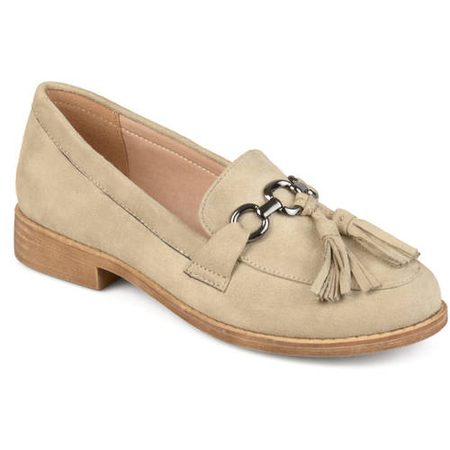 Brinley Co. Tassel Faux Suede Loafers 