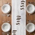 thumbnail image 4 of Table Runner 36 Inches Long for Kitchen Dining, Yellow Sunflowers Dresser Scarf Farmhouse, Dining Table Decorations for Wedding/Parties, Farmhouse Spring Botanical Floral Wooden 13 x 36 In, 4 of 8