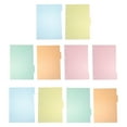 thumbnail image 1 of 10pcs Binder Dividers Labels Separator Separated Index Cards For Office, 1 of 8
