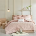 thumbnail image 2 of Home Essence Apartment Cotton Jacquard Pink 7-Piece Comforter Set, King/Cal King, 2 of 11