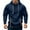 Navy, variant on Hoodies for Men Quater Zip Up Pullover Sweatshirt Casual Workout Mens Hoodies with Pockets, Black, Size XXL