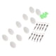 thumbnail image 4 of 10 Uds Flotadores Bombarda Baoblaze para señuelos de fundición Blanco, 4 of 8