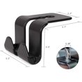 thumbnail image 3 of Headrest Hooks For Car, Car Seat Hooks, Purse Hooks For Car Handbag Clothes Coats Grry Bags2pa), 3 of 5