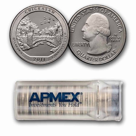 2011-S ATB Quarter Chickasaw Nat l Historical Proof 40-Coin Roll