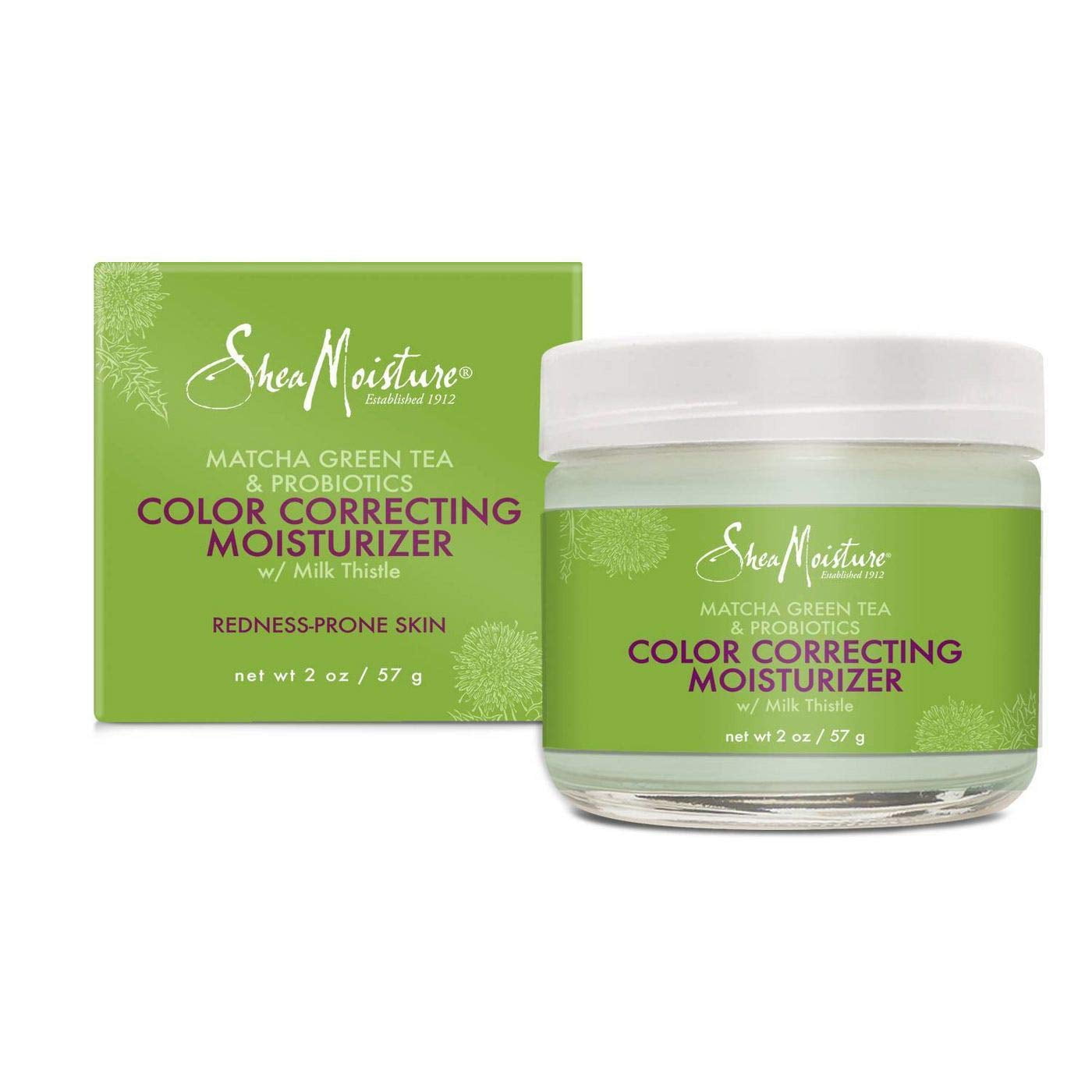 Shea Moisture Color Corrector, Matcha Green Tea And Probiotics Facial