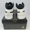 thumbnail image 4 of N I-K-E A i r-Jor-dan 1 Mid SE Diamond Black White Shoes DH6933-100 Mens & GS Sizes, 4 of 5