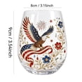 thumbnail image 2 of BBilaBu Patriotic Stemless Wine Glasses,Independence Day Wine Glass,for 4th of July Gifts Party Supplies Kitchen Decorations, 2 of 7