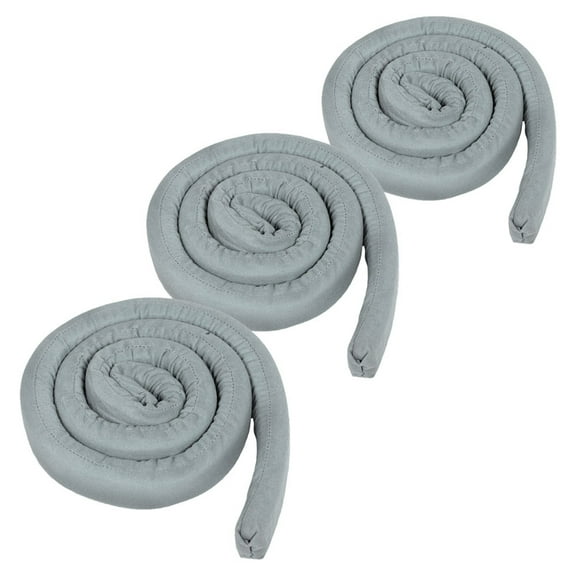 Niceauty 3Pcs Flexible Grey Mattress Gap Filler for Bed Wall Headboard Crack Cushion