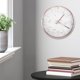 thumbnail image 5 of Reloj de pared de oficina, reloj de pared moderno con patrón de mármol, reloj de pared moderno, artesanía excepcional, 5 of 9